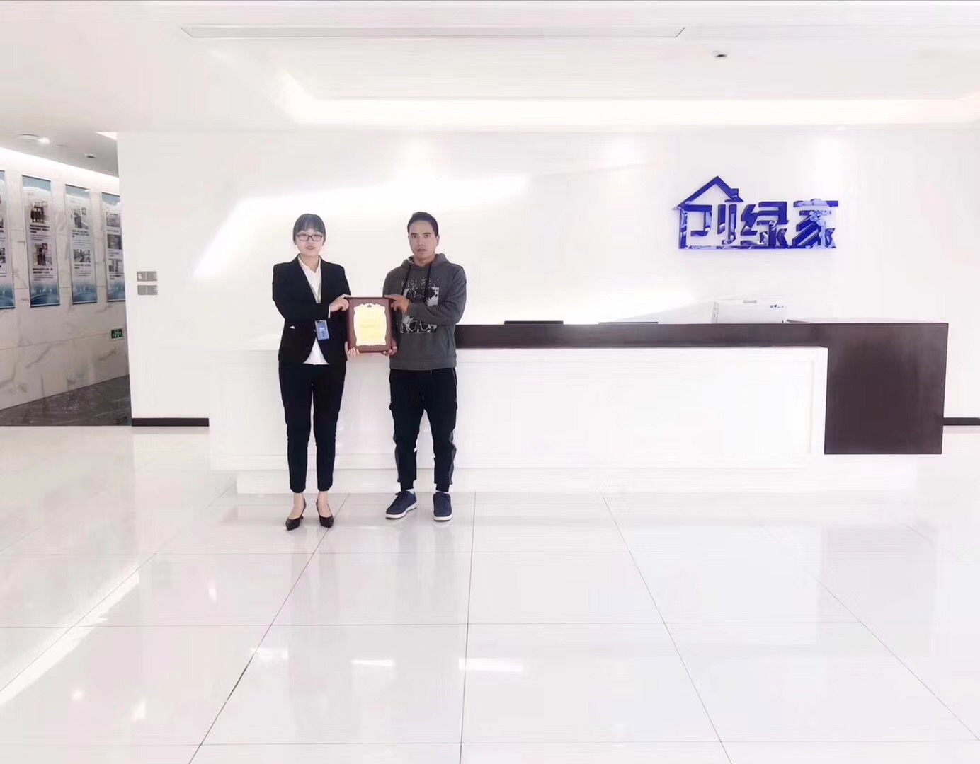熱烈祝賀陳總簽約創(chuàng)綠家河南省縣級(jí)市代理！