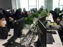 成都一公司邊裝修邊辦公，裝修味道嗆人 員工戴防毒面具辦公